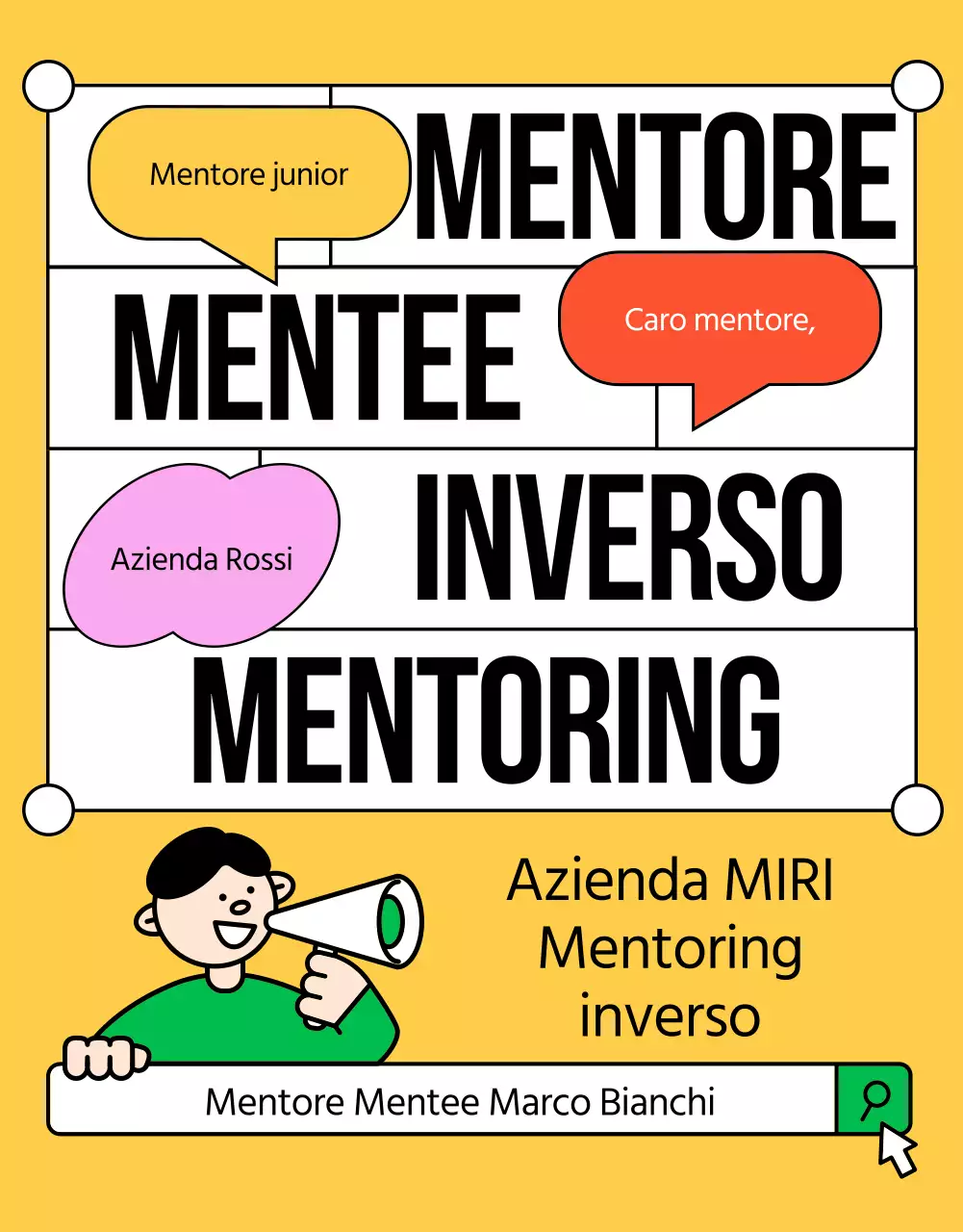 Giallo e verde, i post dei mentori interni di tendenza