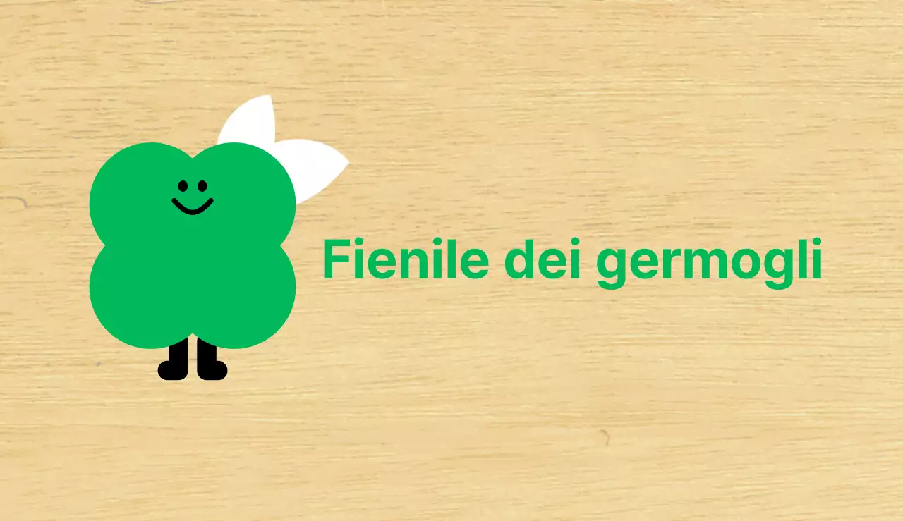 Pianta verde carattere carino classe Kindergarten