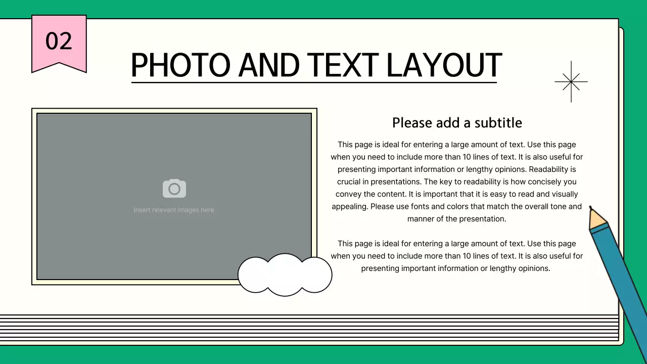 그린 심플 북 프리젠테이션