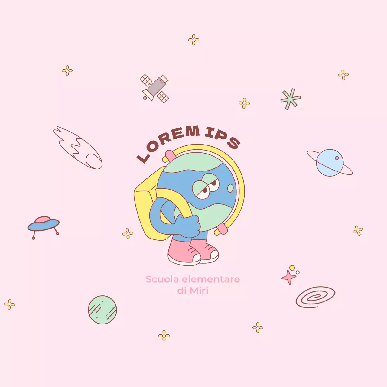 Souvenir della Giornata della Scienza con una simpatica illustrazione della Terra