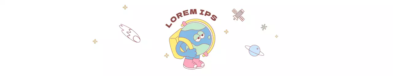 Lembrança do Dia da Ciência com uma ilustração gira da Terra