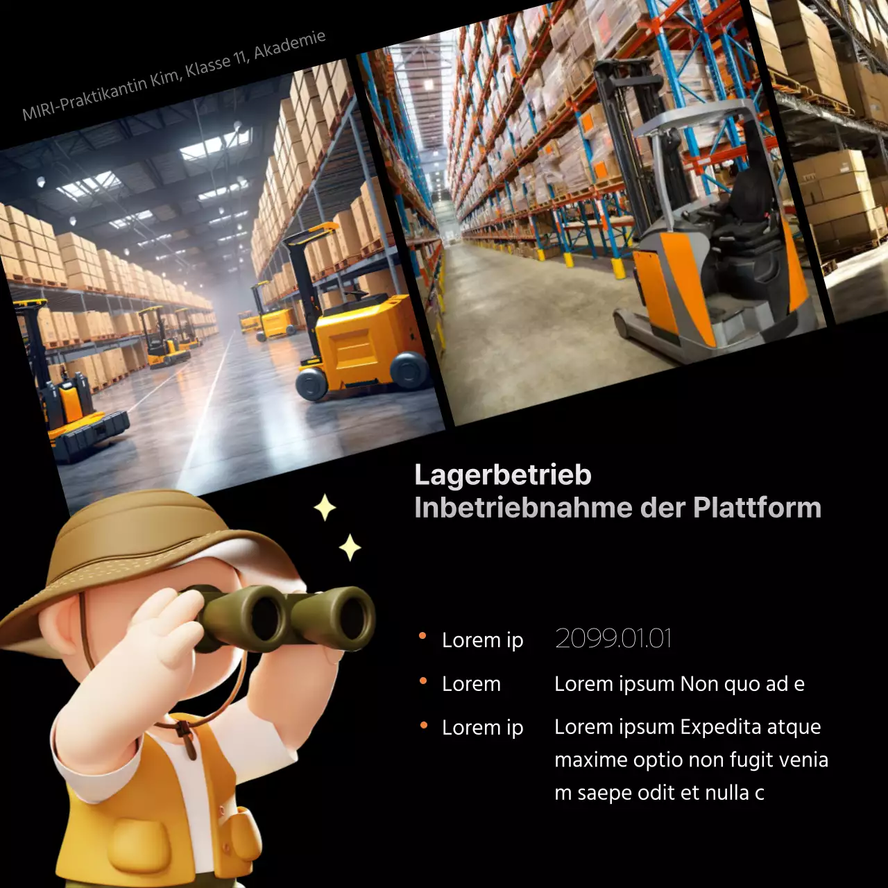 Werben Sie für die Farben Schwarz und Orange