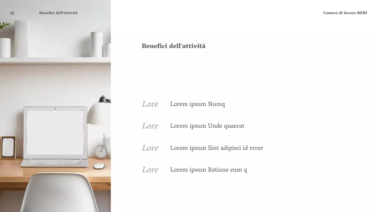 Promuovete la vostra attività di noleggio spazi con un semplice sfondo bianco