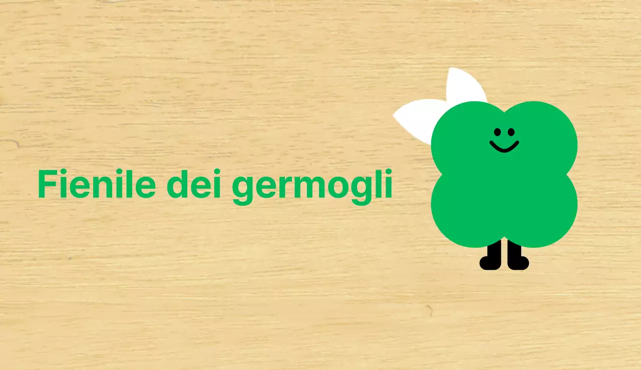 Pianta verde carattere carino classe Kindergarten