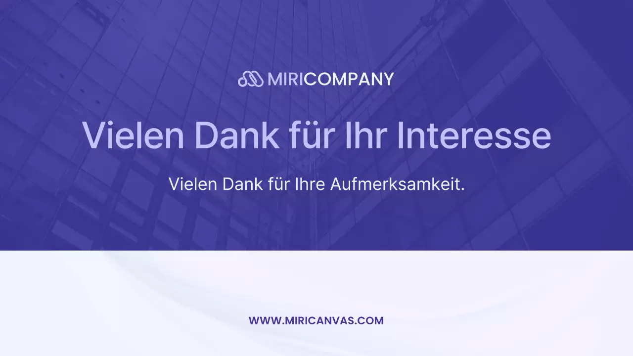 Eine moderne Aktionärspräsentation in Lila