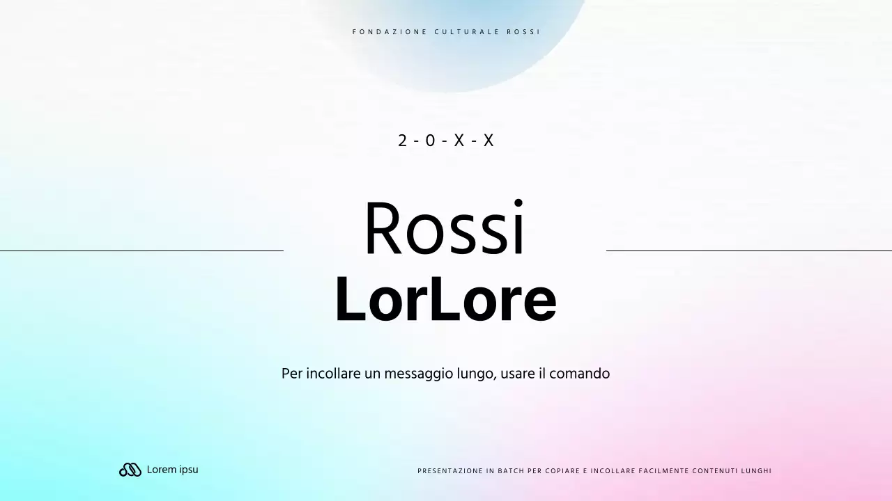 Rapporti moderni di forma lunga in bianco