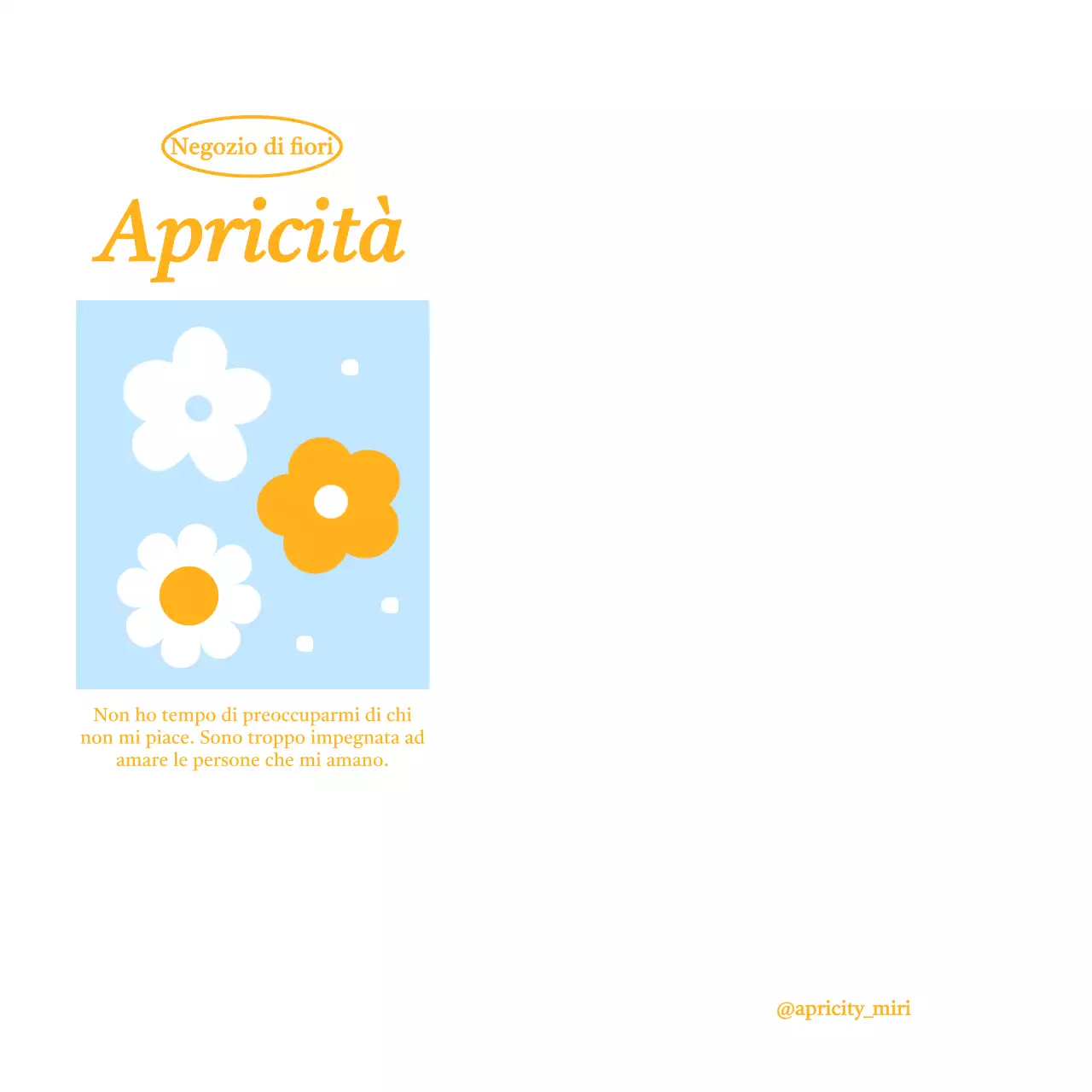 Un simpatico disegno floreale per la vostra prossima promozione