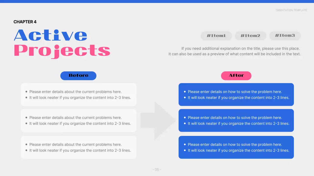 Blue Trendy College Guide Presentation