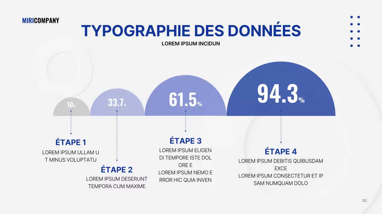 Présentation d'entreprise minimaliste en blanc et bleu marine