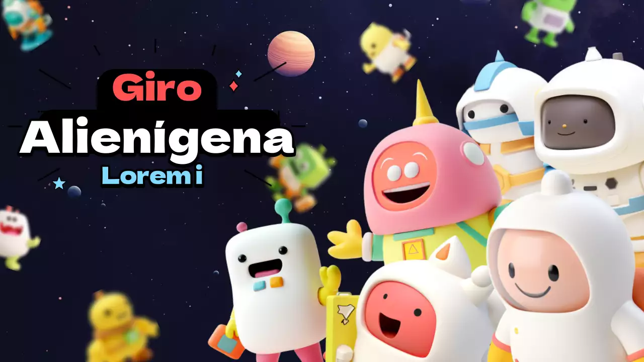 Decorar brinquedos alienígenas giros