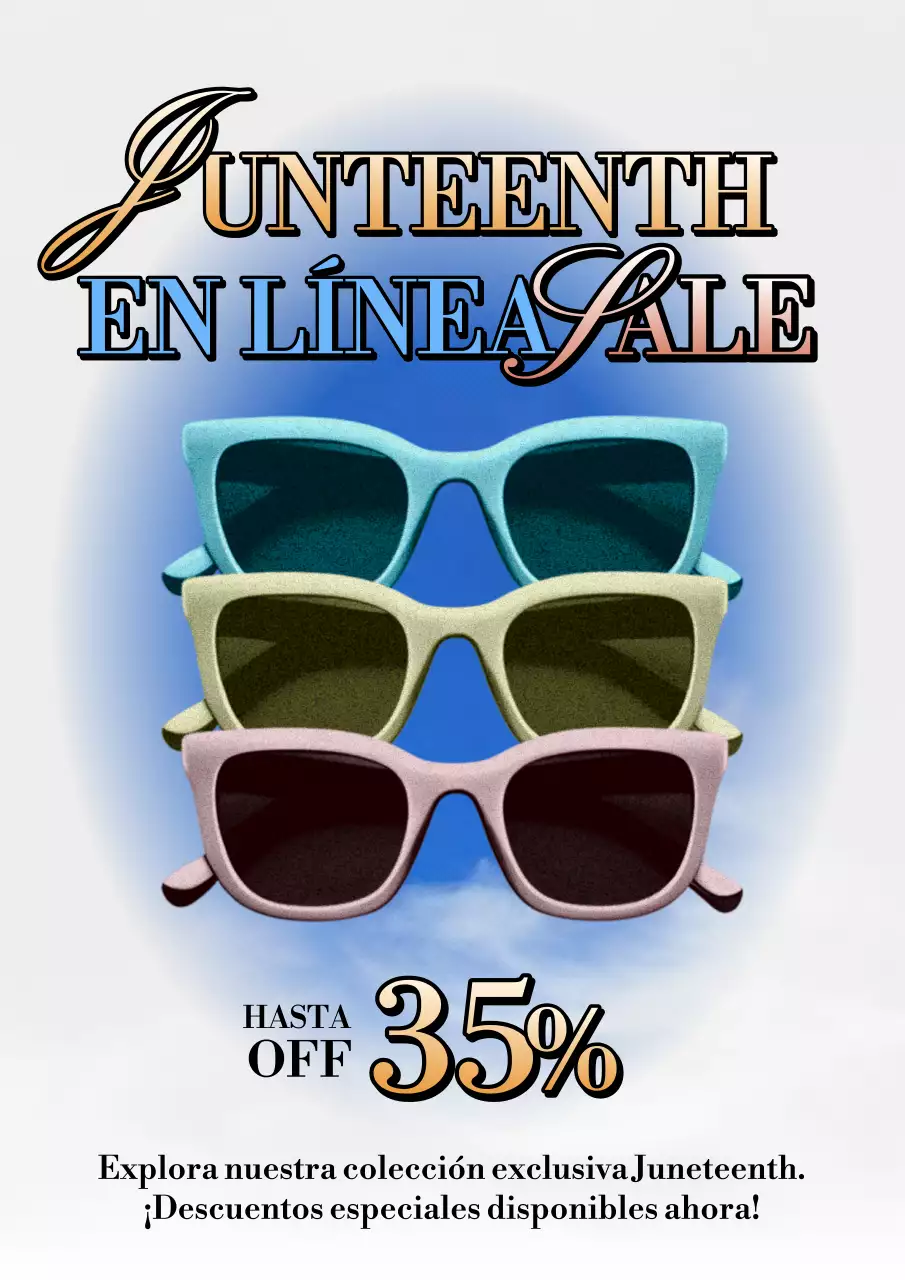 Anuncio retro de venta en línea en rosa y amarillo