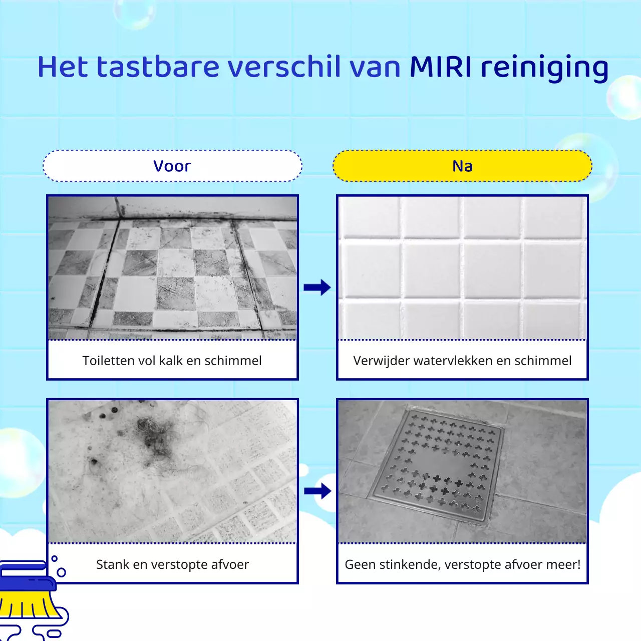 Blue's Eenvoudige Move-In Move-Out Schoonmaak Promoot je schoonmaakbedrijf