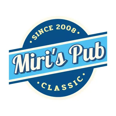 Bingkai Vintage Kombinasi Kotak Lingkaran Biru