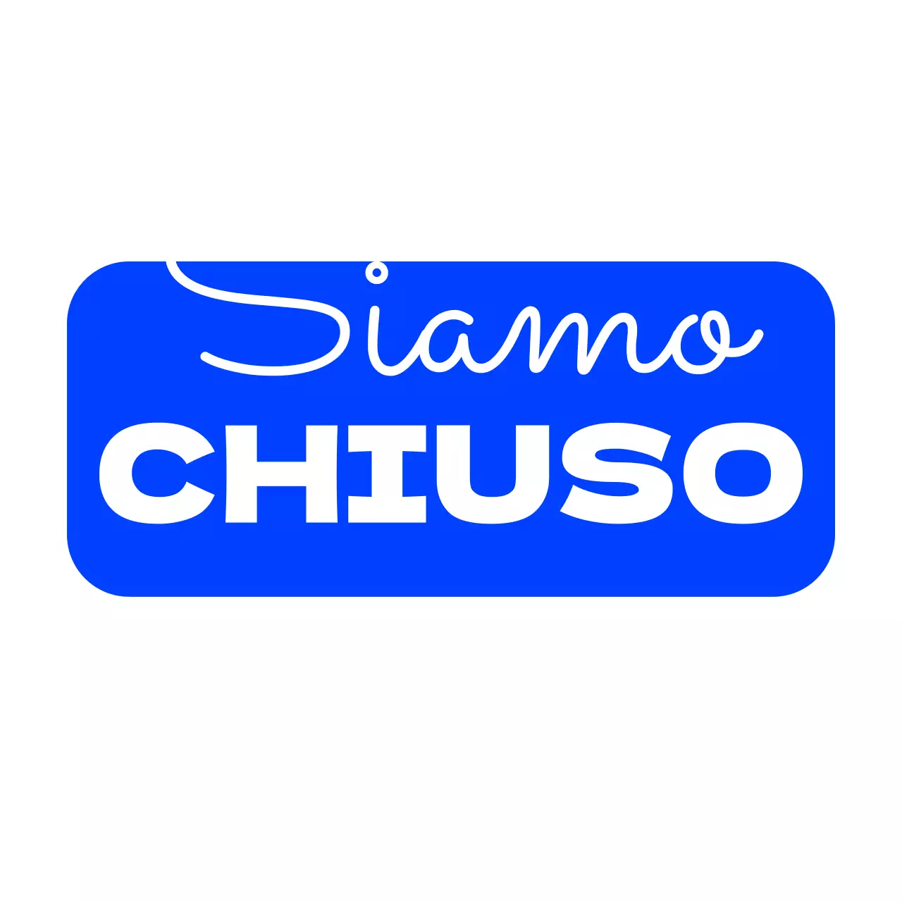 Avviso di chiusura di Blue English