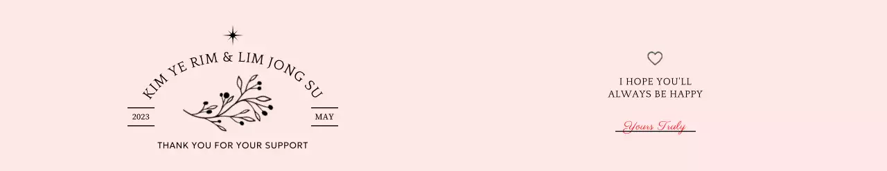 タイポグラフィとフラワーイラストを活用した結婚式の引き出物デザイン