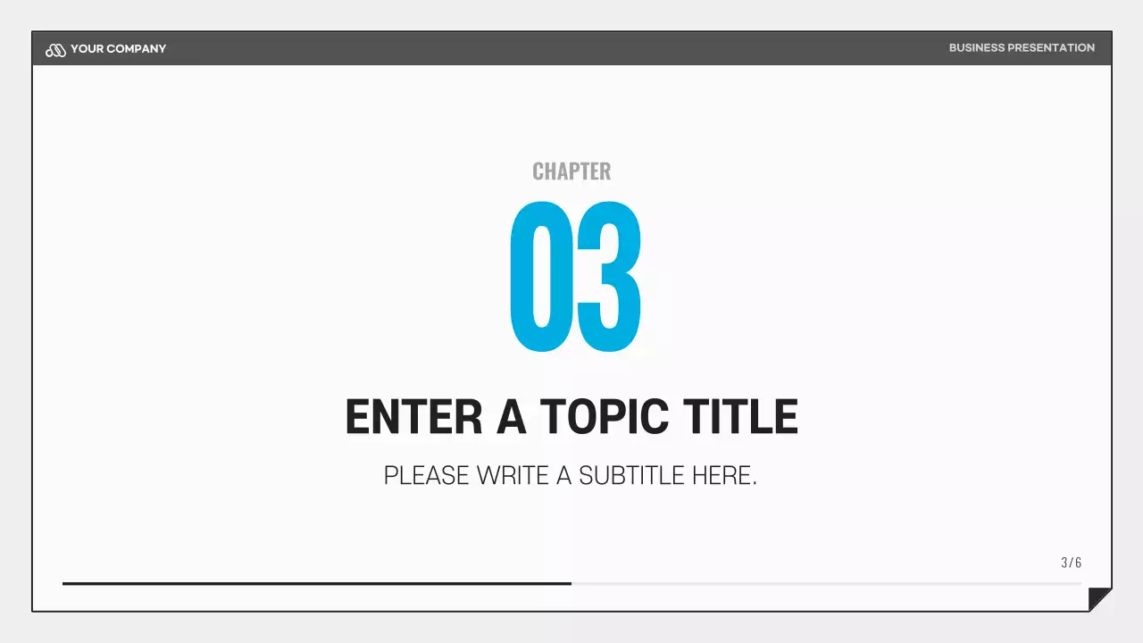 White Minimal Business Report Presentation