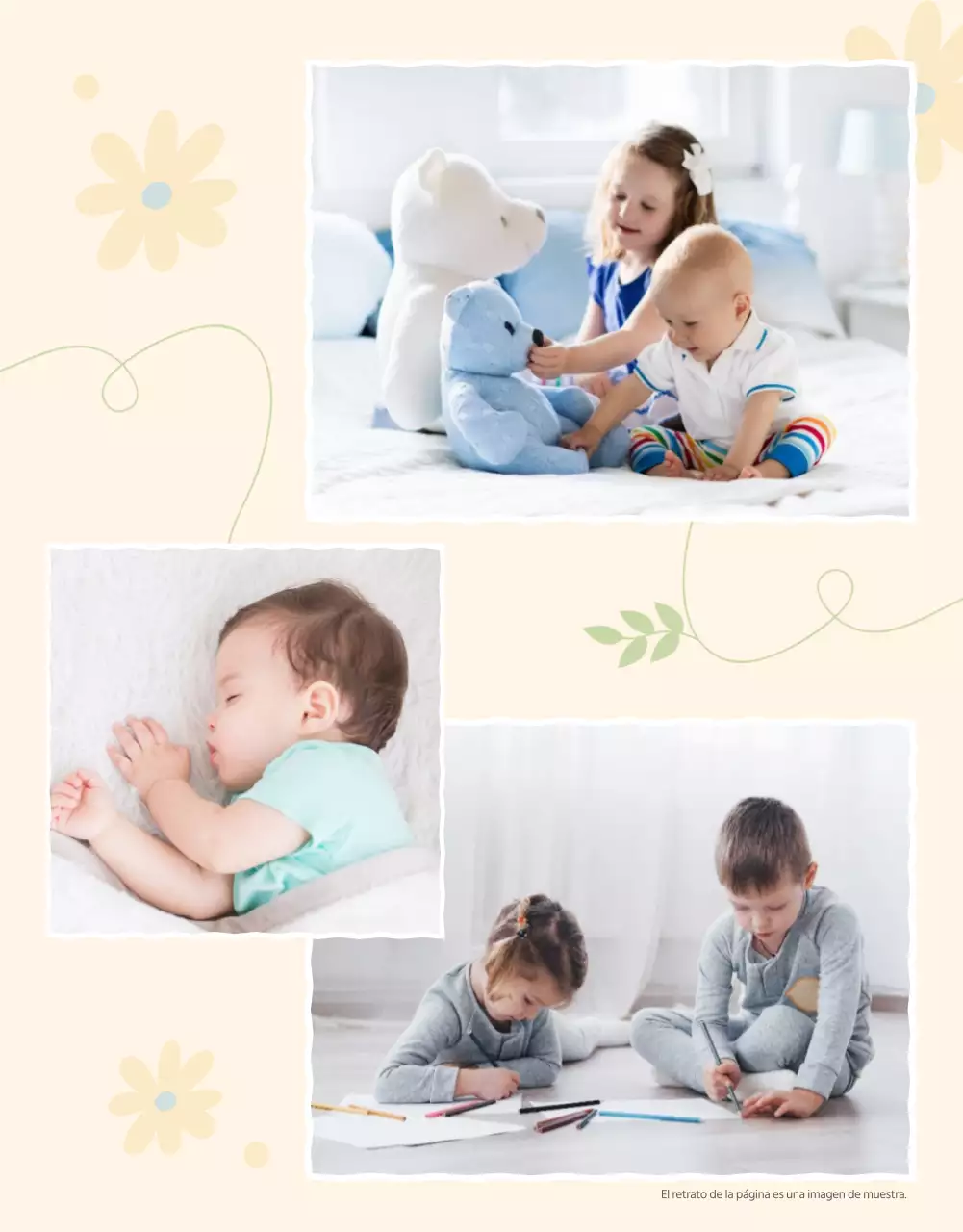 Bonita ropa de primavera para niños en amarillo y azul Información sobre el producto