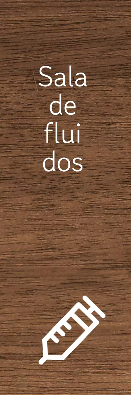 Fondo oscuro texto blanco guía icono hospital