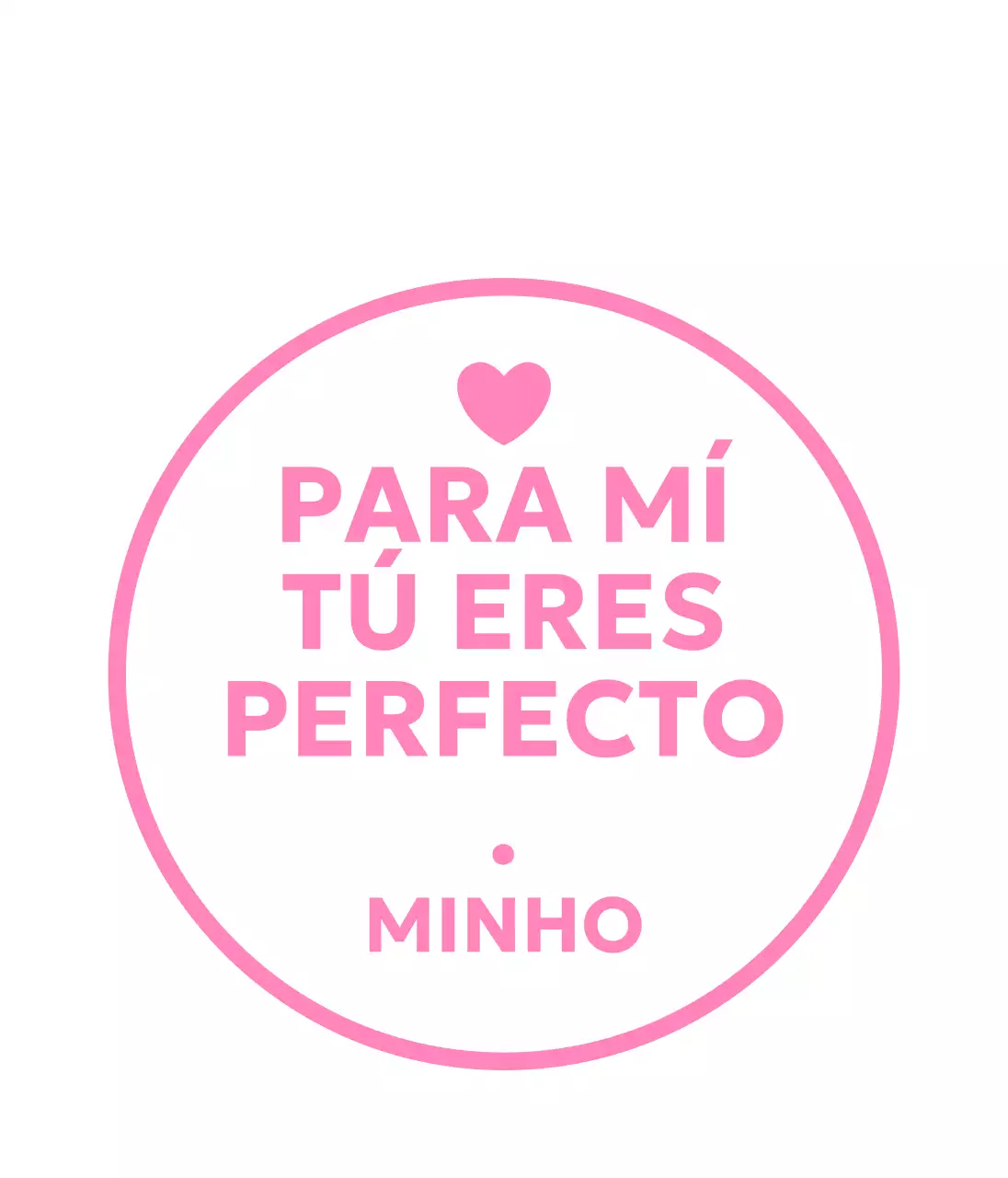 Diseñado con un bonito texto