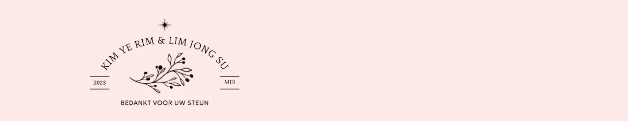 Ontwerp huwelijksgeschenken met typografie en bloemenillustraties