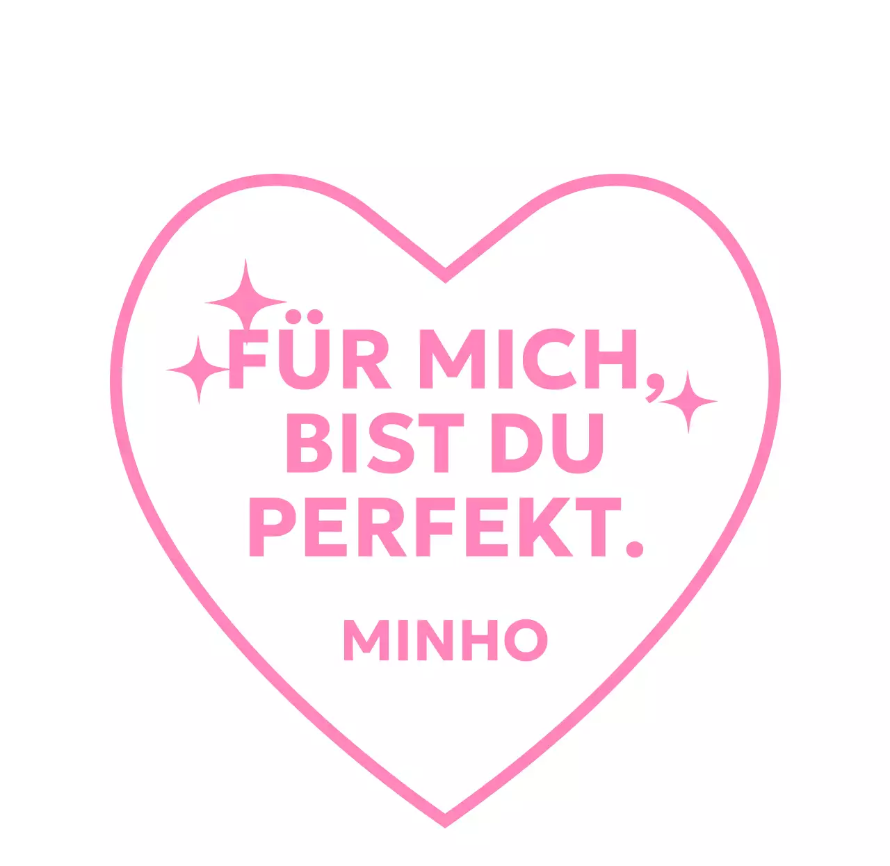 Herzmotiv mit Rand für eine schöne Note