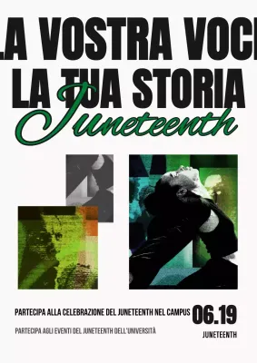 Promuovete il vostro evento universitario in verde e bianco