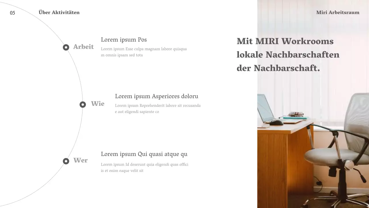 Werben Sie für Ihr Raumvermietungsgeschäft mit einem einfachen weißen Hintergrund
