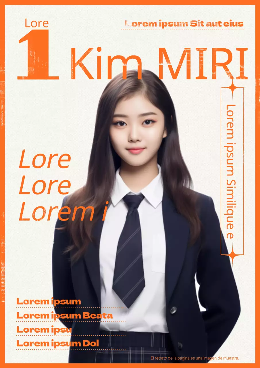 Promover las elecciones al gobierno estudiantil con acentos naranjas