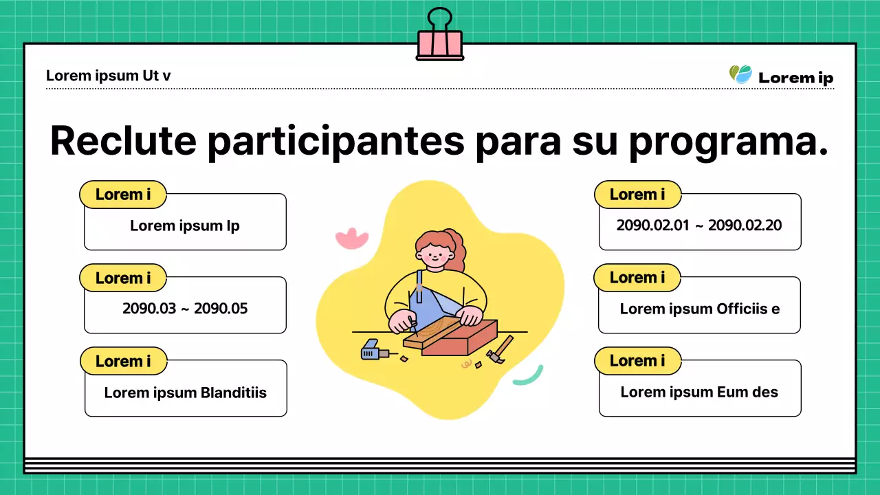 Una guía de contratación verde y amarilla para su programa