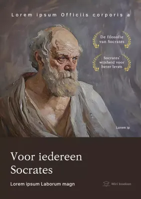 Hoes voor moderne filosoof in bruin en beige