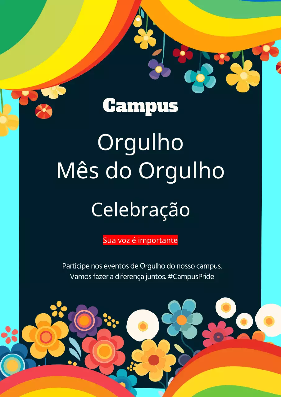 Celebração do Mês do Orgulho no Campus