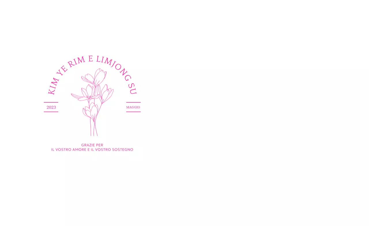 Progettare bomboniere con tipografia e illustrazioni floreali