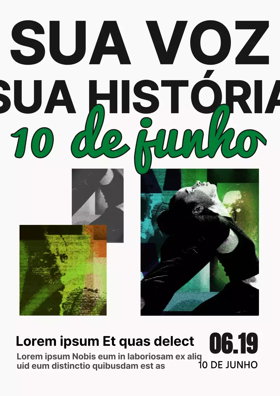 Promova o seu evento universitário em verde e branco