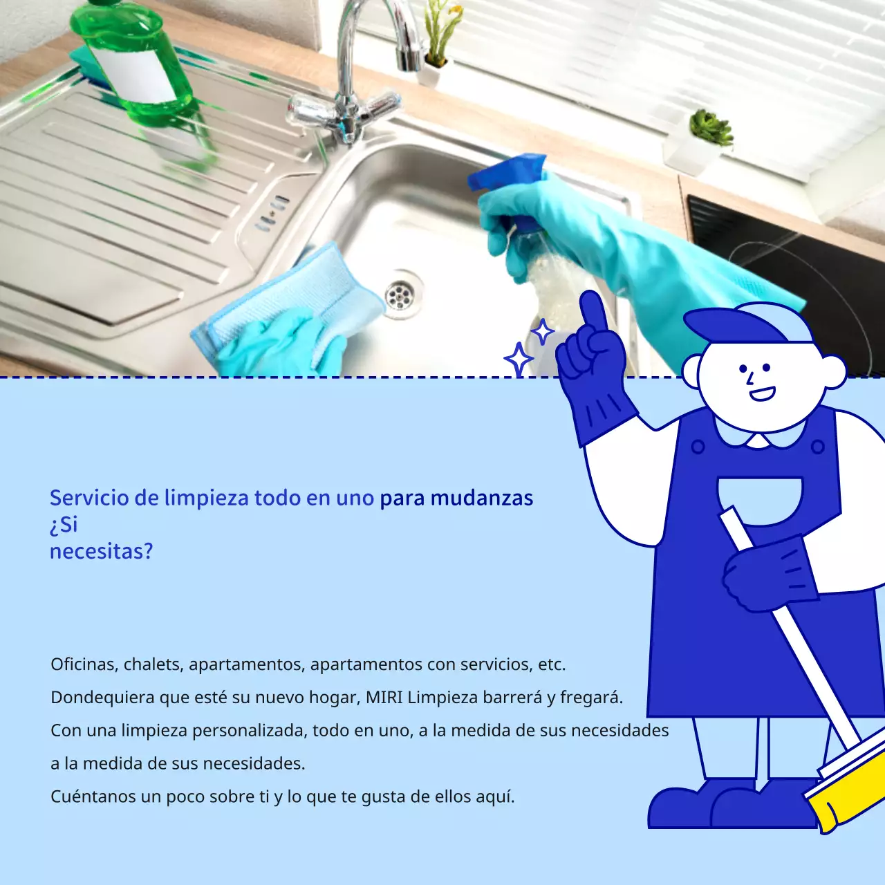 Blue's Simple Move-In Move-Out Cleaning Promocione su negocio de limpieza a domicilio