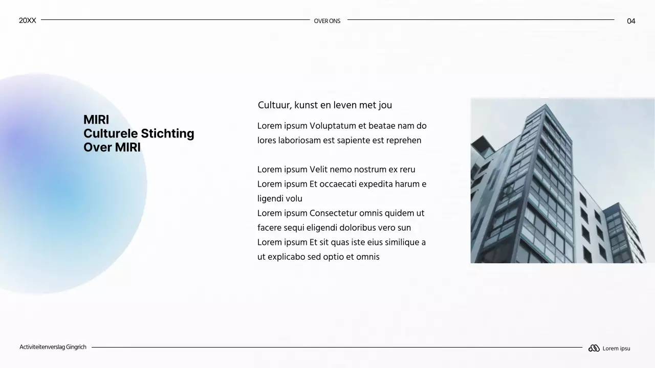 Moderne rapporten in wit