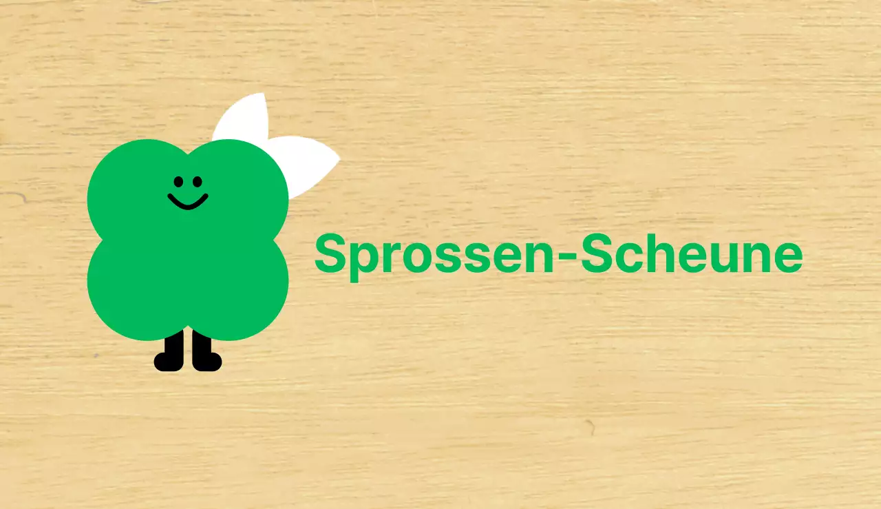 Grüner Pflanzencharakter Niedliche Kindergartenklasse