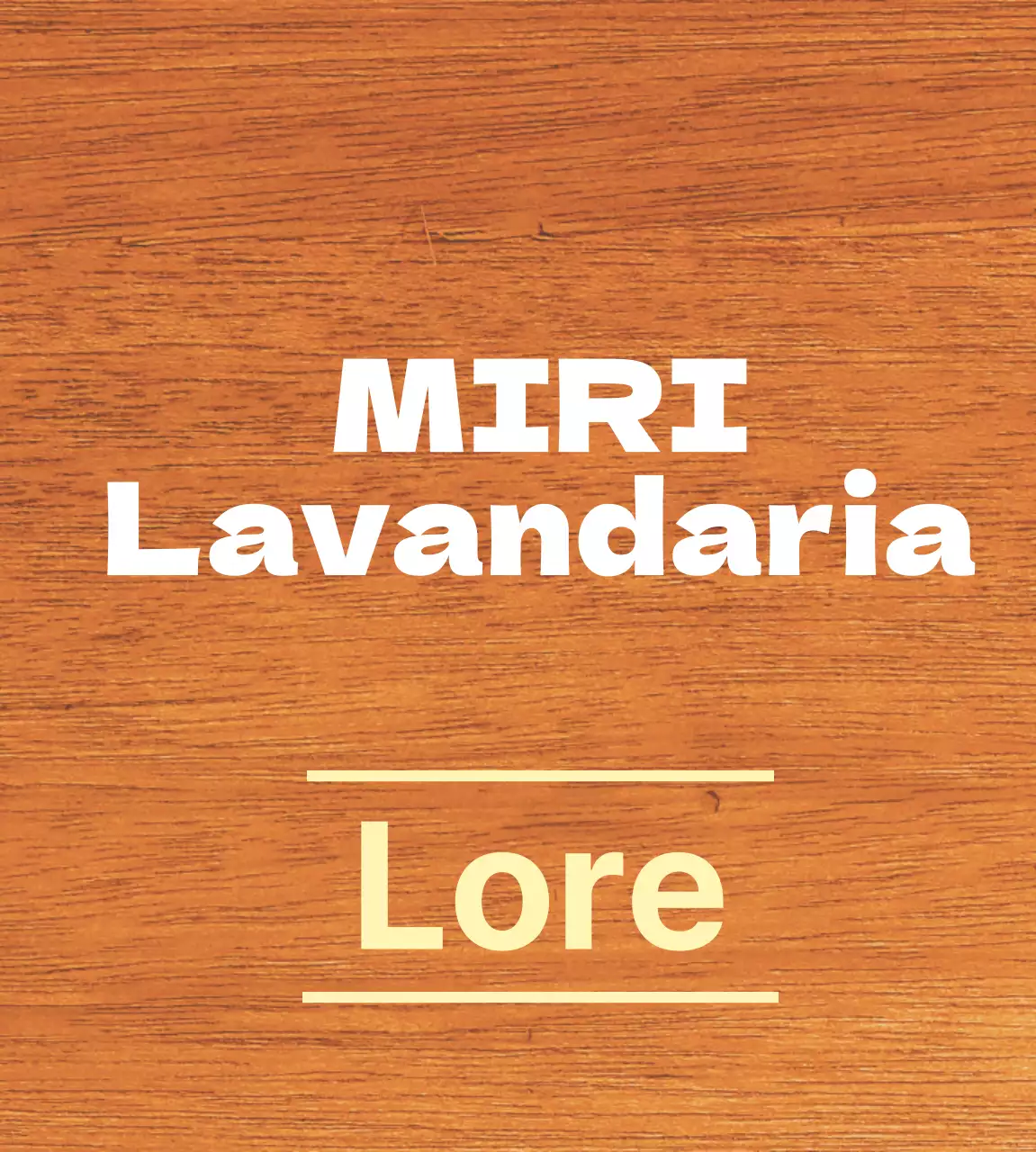Um guia de nome de loja branco e amarelo claro