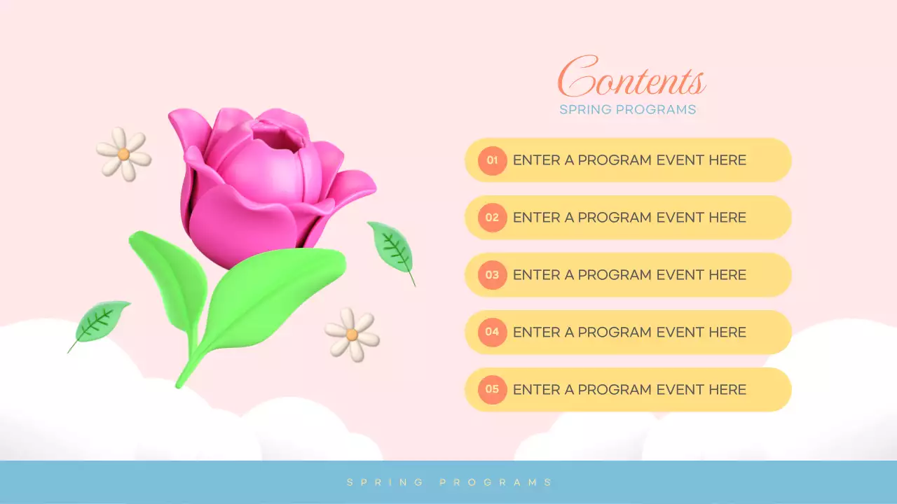 옐로우 컬처 봄 이벤트 홍보 프레젠테이션