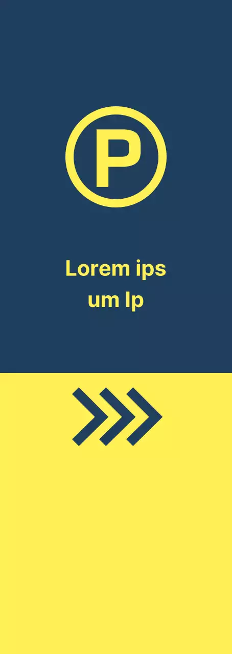 Locais de estacionamento amarelo índigo