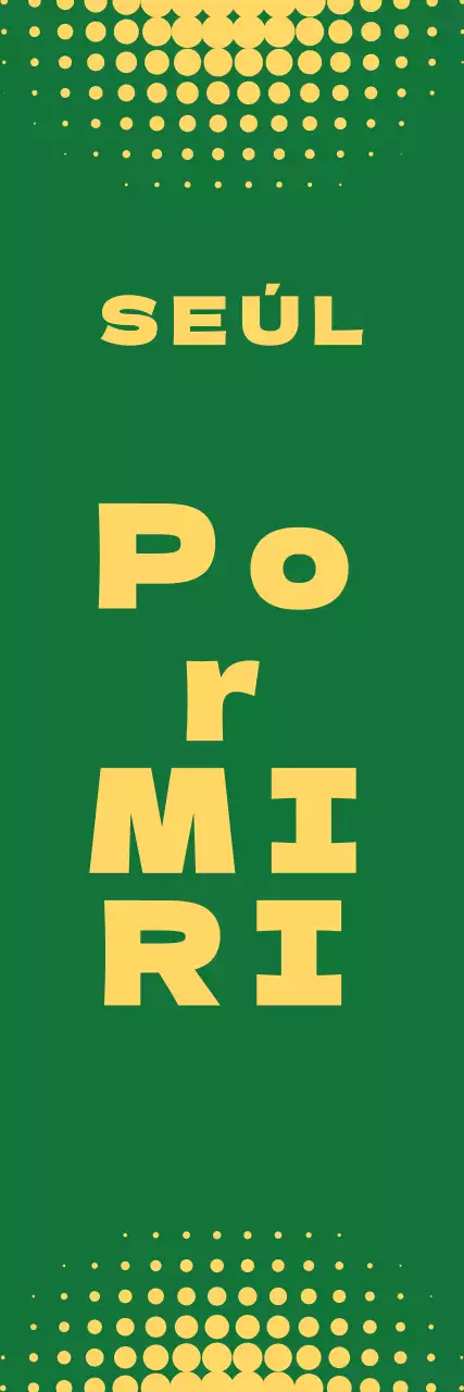 Guía de promoción del punto amarillo verde