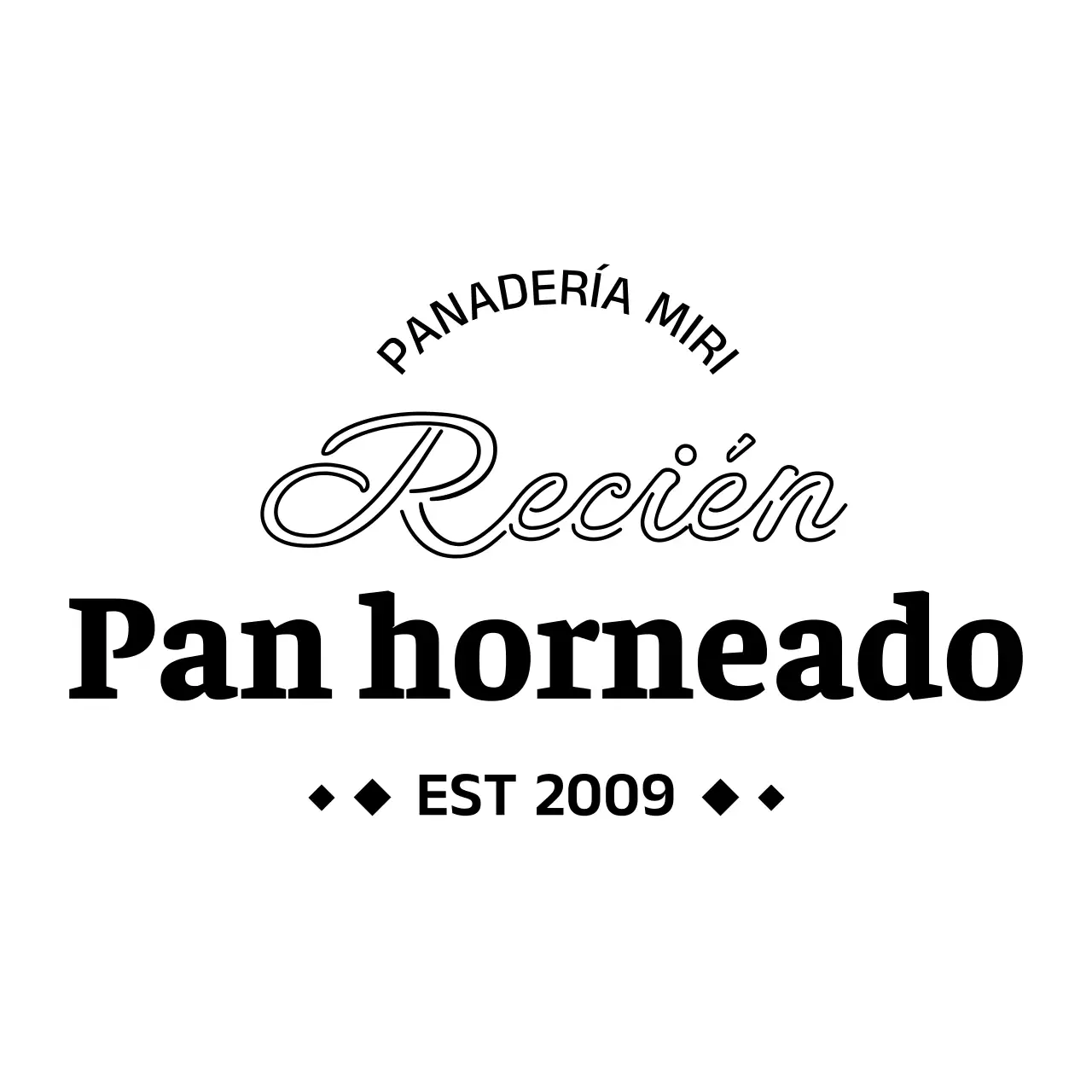 Logotipo negro combinado