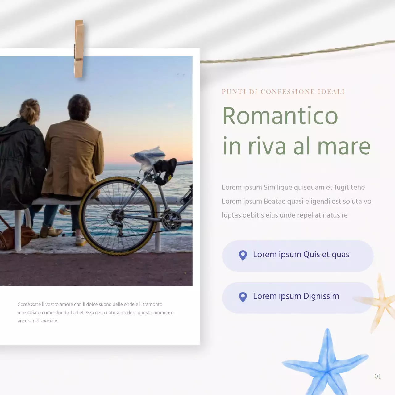 Un luogo moderno in cui confessarsi in post chartreuse e bianco