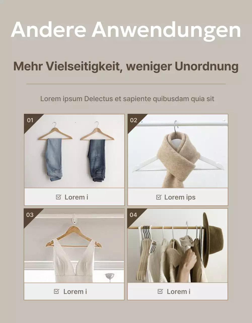 Einfache Kleiderbügel in Elfenbein fördern