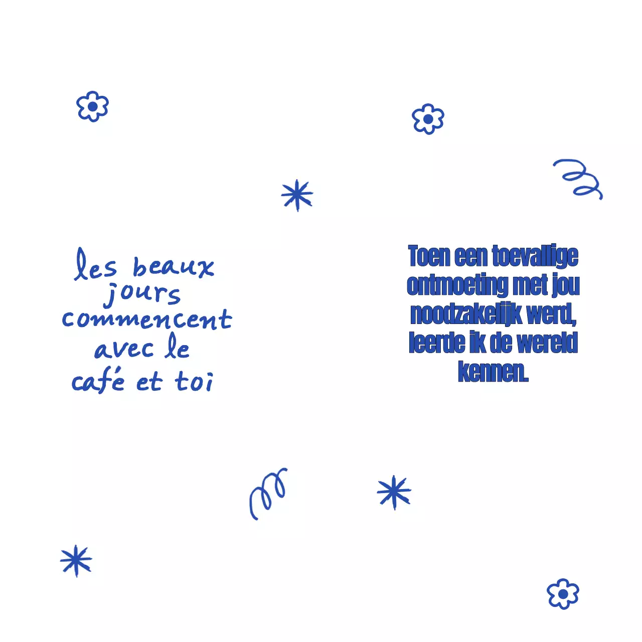 Op vintage geïnspireerde merchandise met handgeschreven tekst en handgetekend artwork