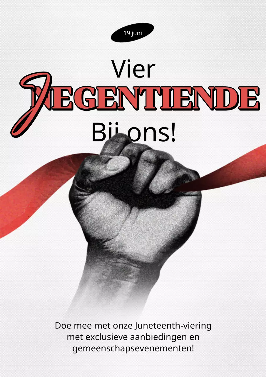 Zwart en rood accent concept korting advertentie