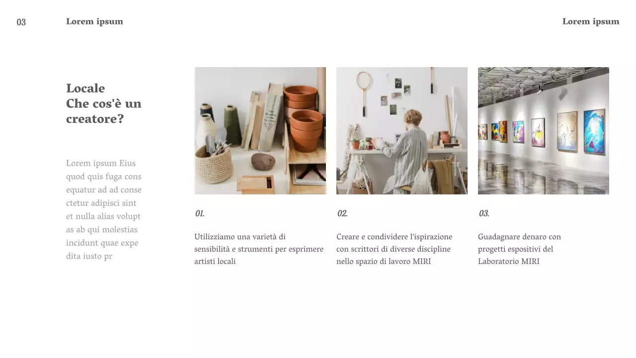 Promuovete la vostra attività di noleggio spazi con un semplice sfondo bianco