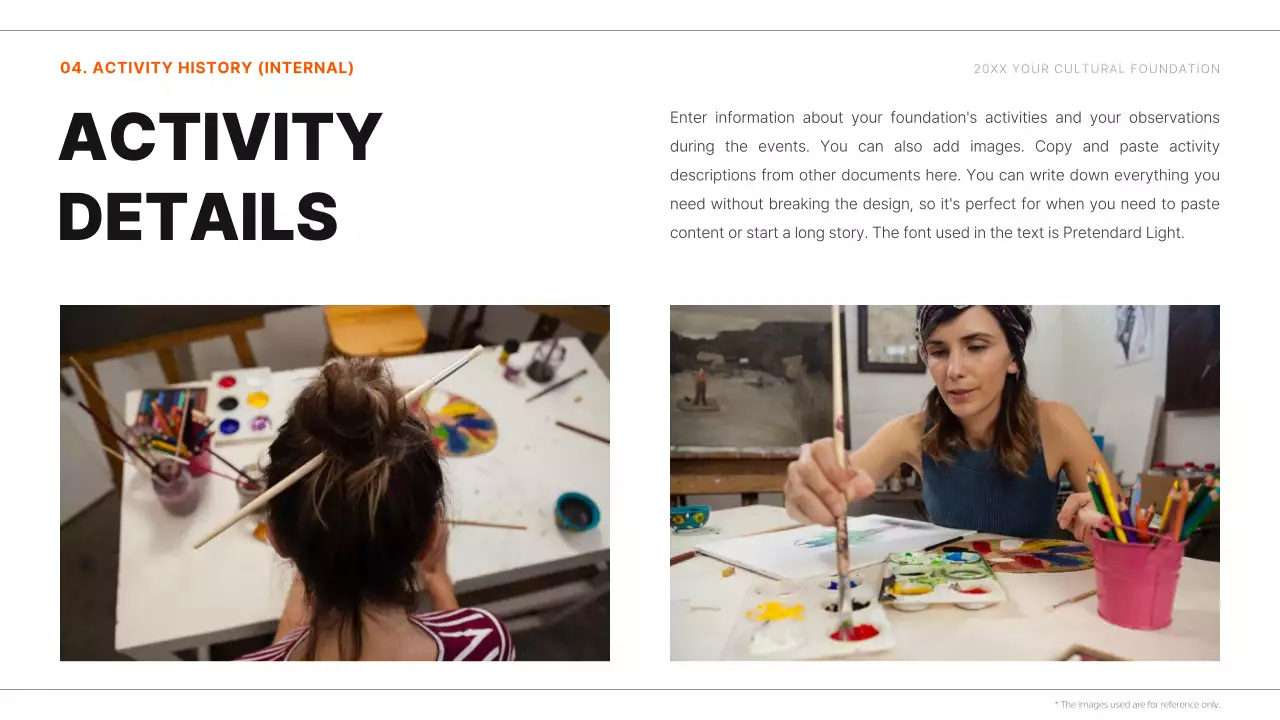 오렌지 모던 기관 보고서 발표