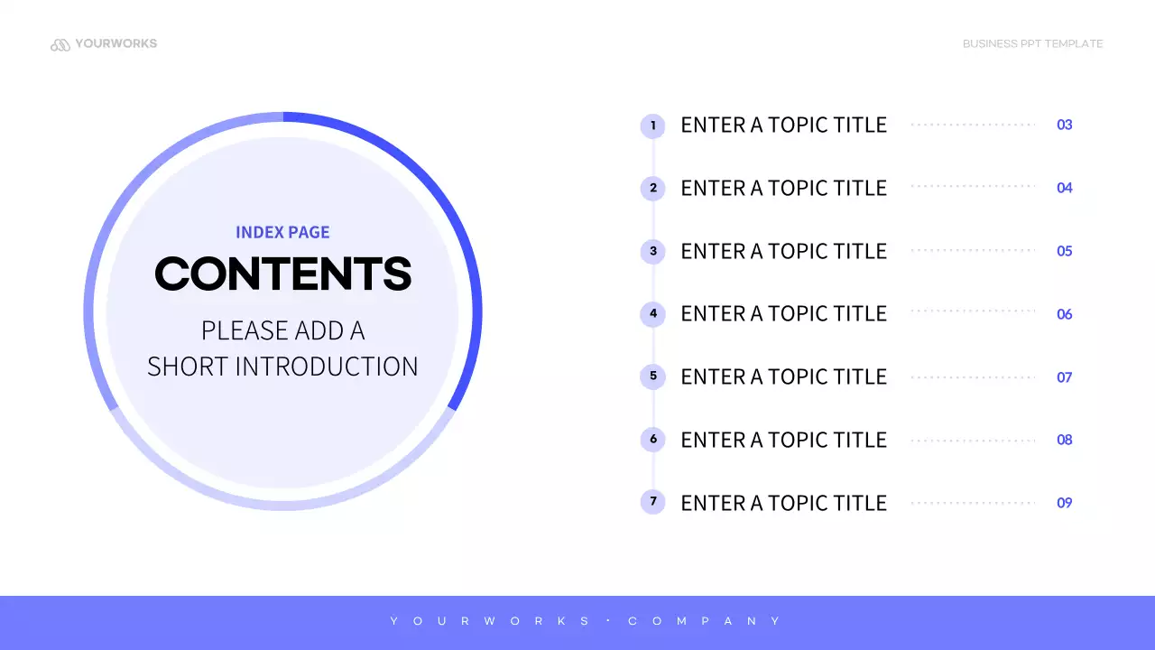 Blue Minimal Company Manual Presentation