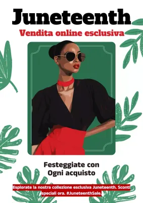 Vendita online esclusiva Juneteenth