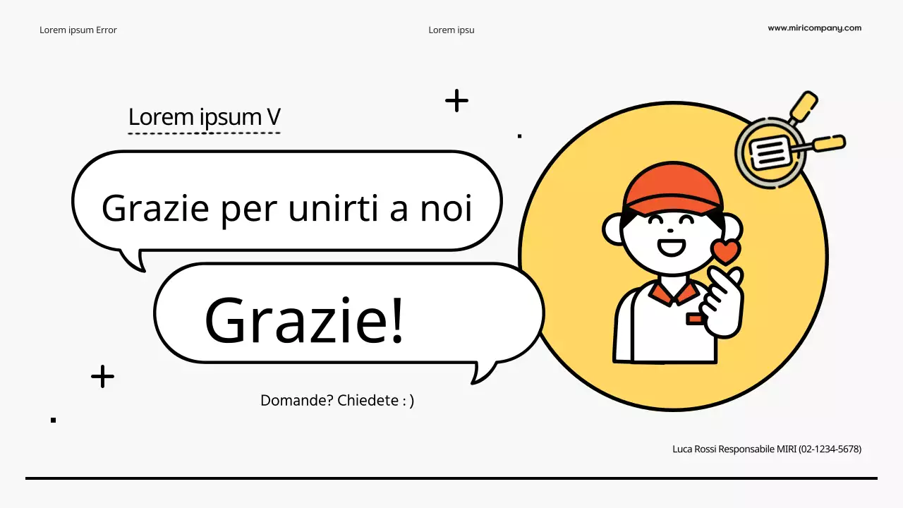 Guida semplice al lavoro part-time giallo e arancione